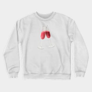 wine glasses Crewneck Sweatshirt